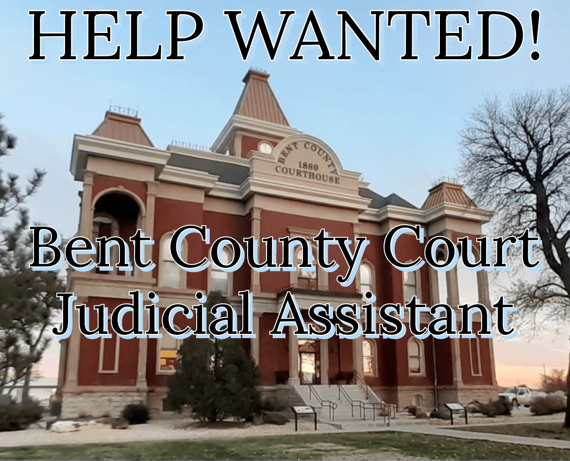 SECO NEWS Help Wanted Bent County Court Judicial Assistant